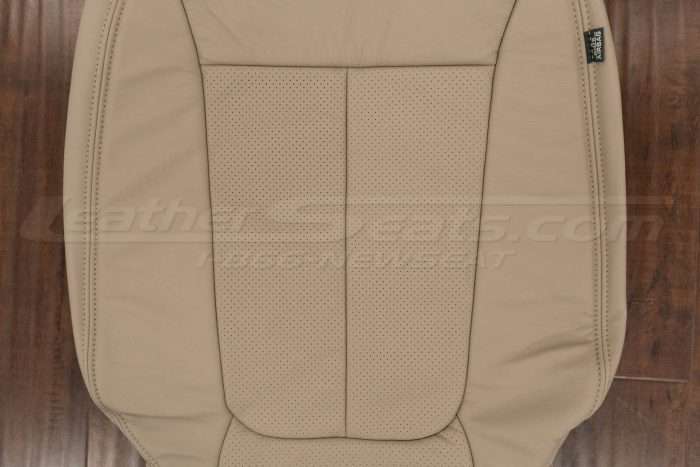 Perforated combo backrest section