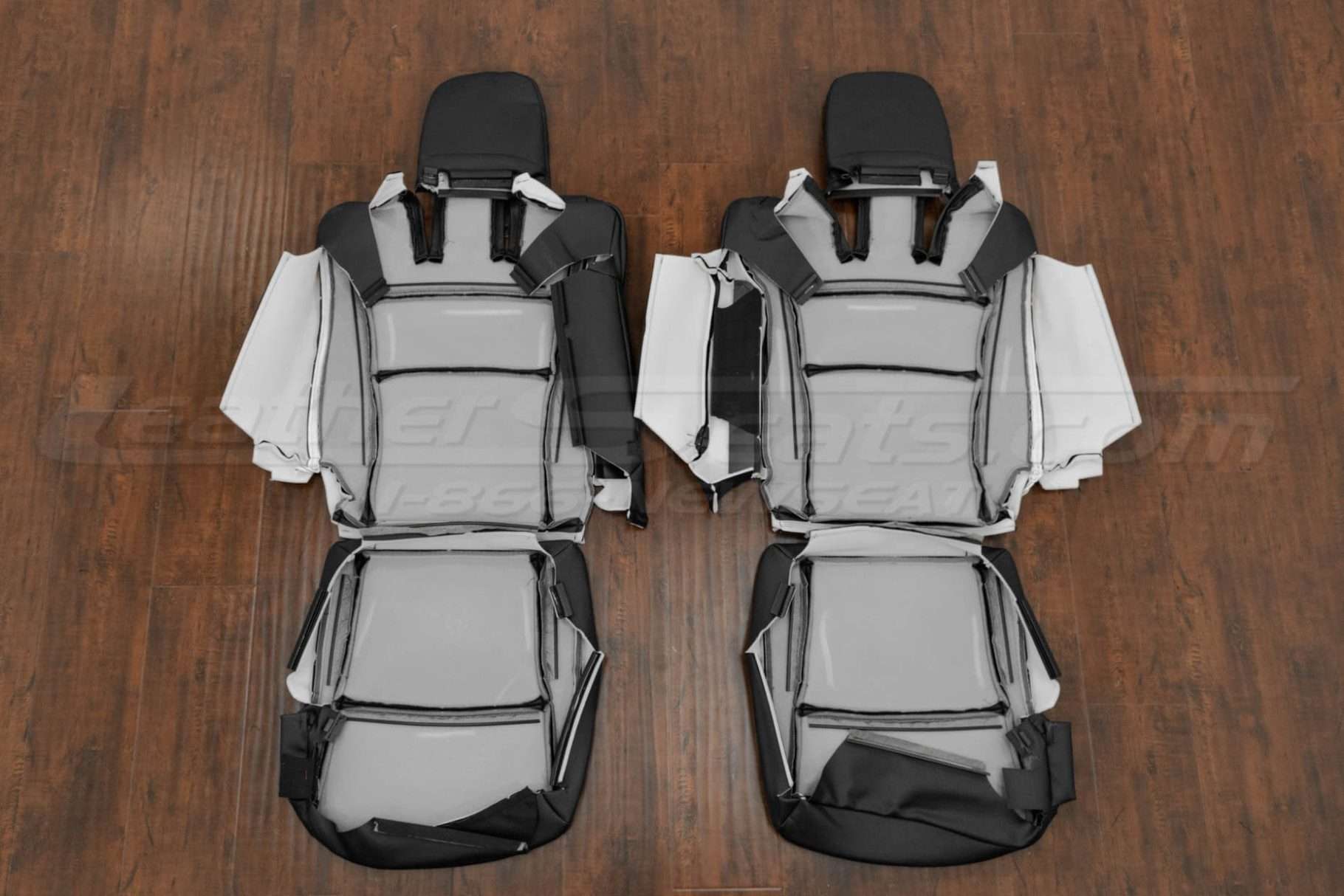 Back view of third row upholstery