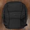 Front backrest upholstery with perforated body