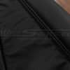 Black double-stitching