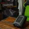 Lime Green phone charging console
