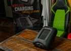 Lime Green phone charging console