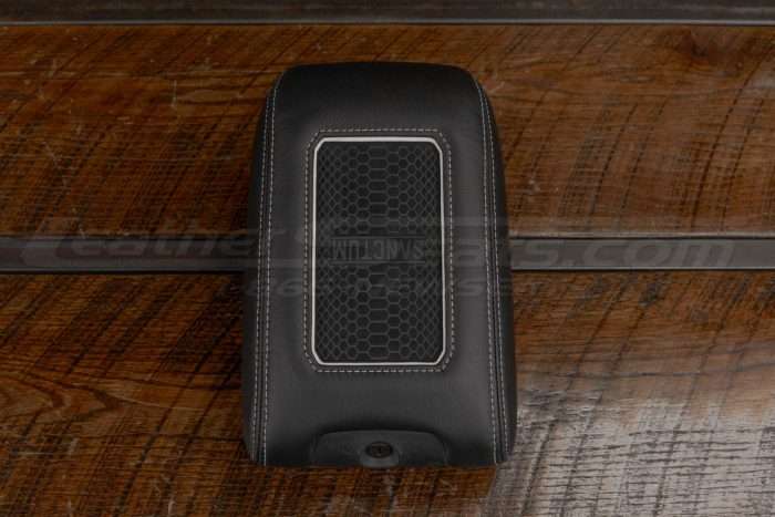 Leather phone charging console for Jeep Wrangler JK