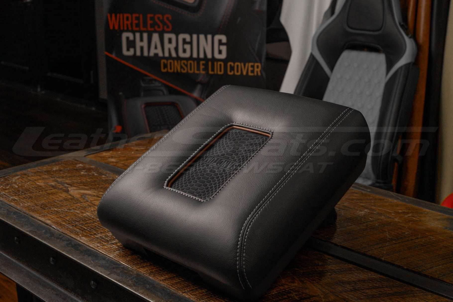 Sanctum Wireless Charging Console Lid Cover