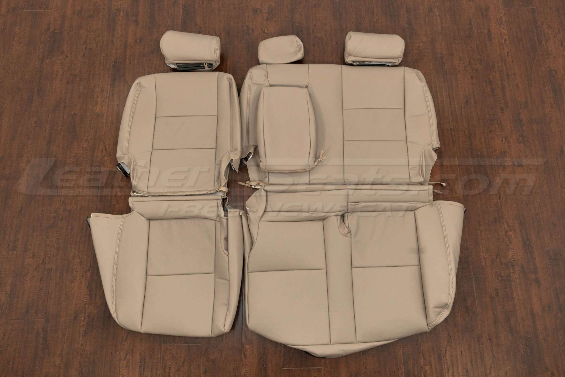 2001-2004 Toyota Sequoia Leather Seat Kit - Adobe - Middle row upholstery w/ armrest