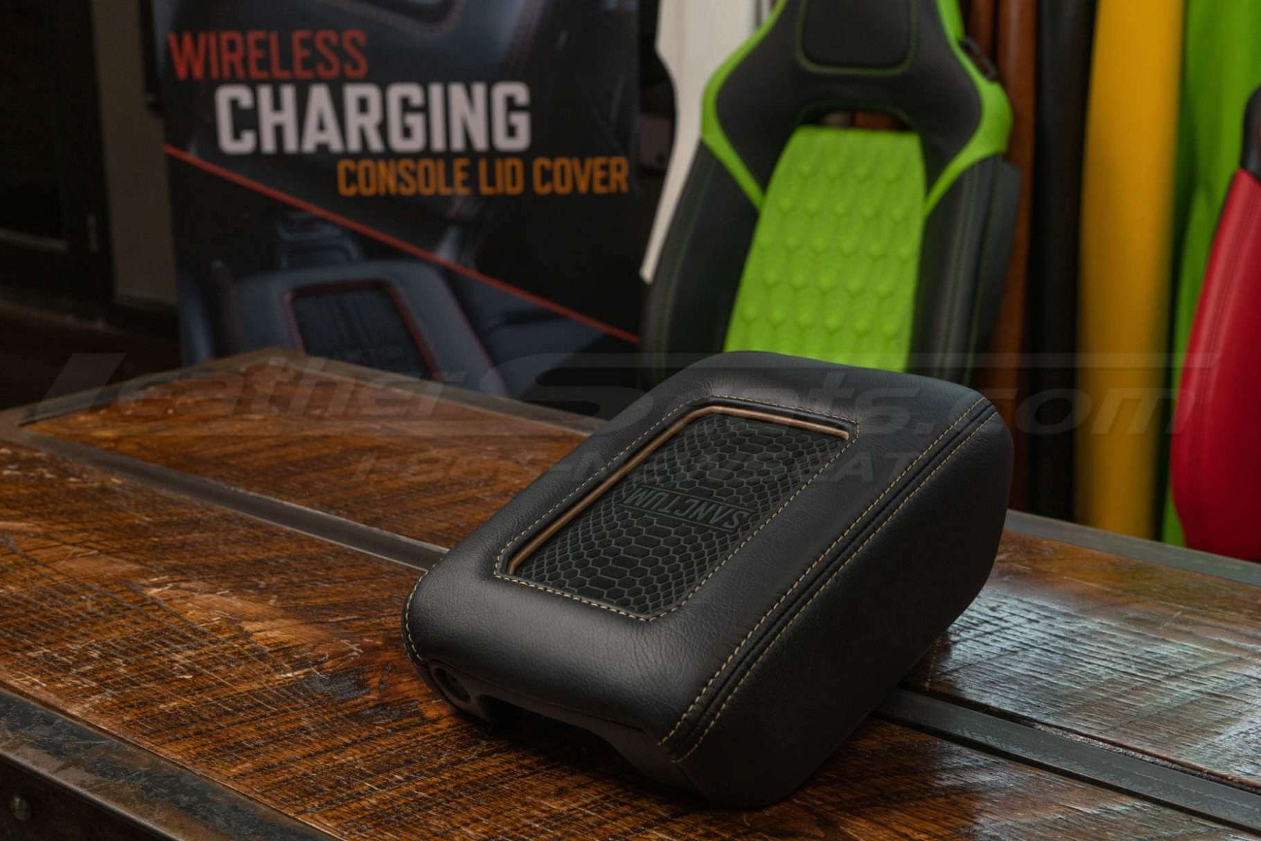 Wireless Charging Console Lids for Jeep Wrangler