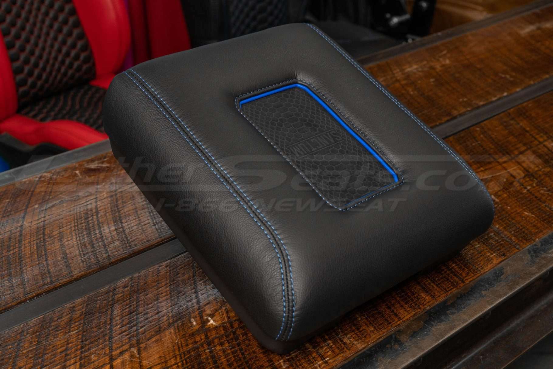 Black & Cobalt Sanctum Wireless Phone Charging Console