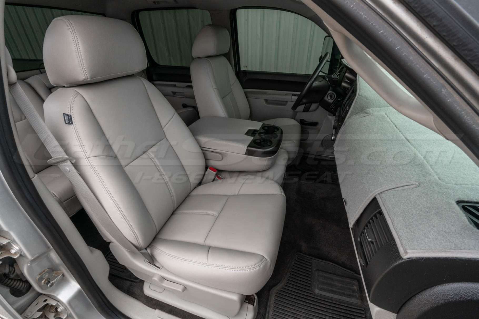 Alternative angle of front passenger seat