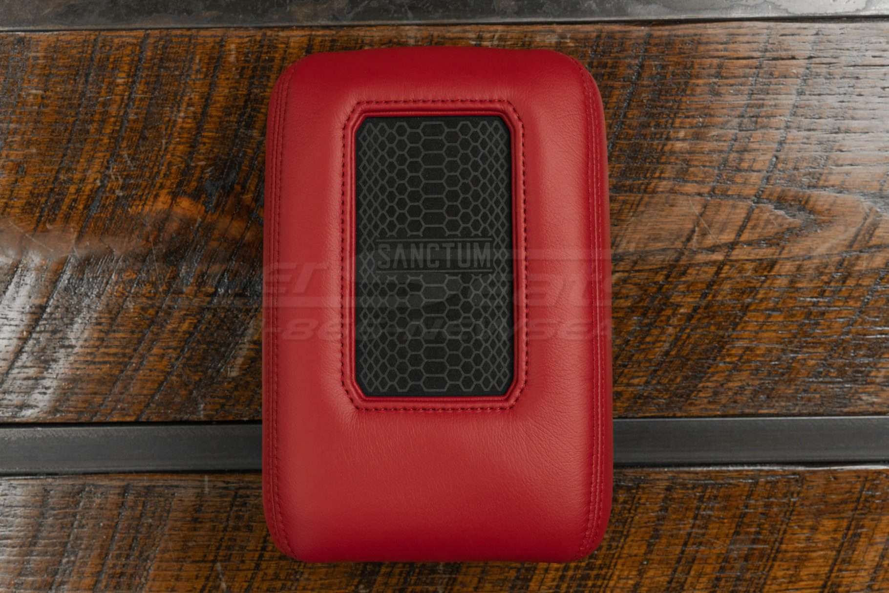 Top down view of charging console