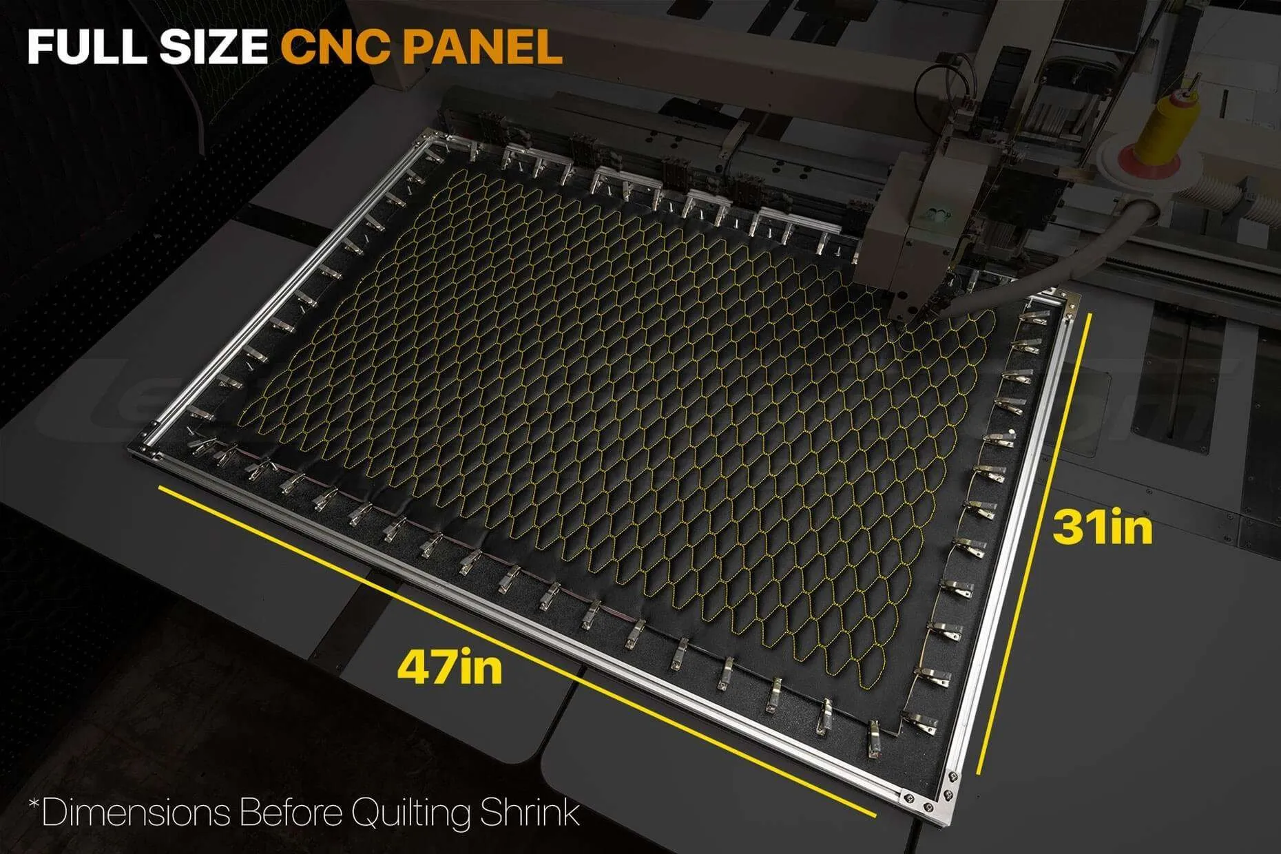 Full Size CNC Panel with dimensions