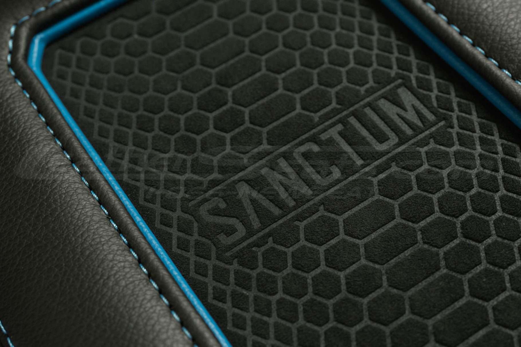 Sanctum close-up with Grabber Blue trim ring