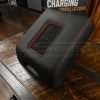 Ford F150 Sanctum Wireless Charging Console - black & Red - Angle 2
