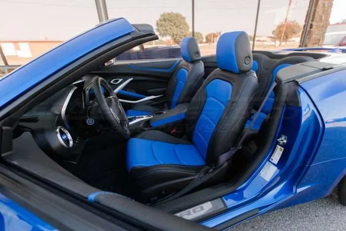 2018 Chevrolet Camaro with custom leather seats - Front driver side