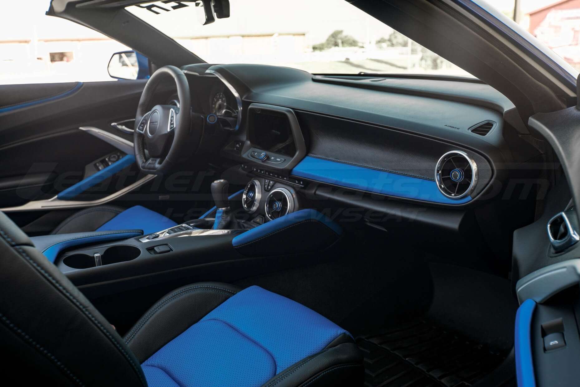 Chevrolet Camaro with custom leather dash