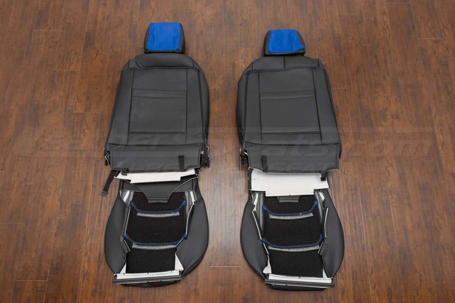 Back view of Front seat Camaro upholstery