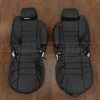 Hummer H2 Leather Seats - Black - Front seat upholstery with armrest s
