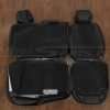 Back view of rear seats