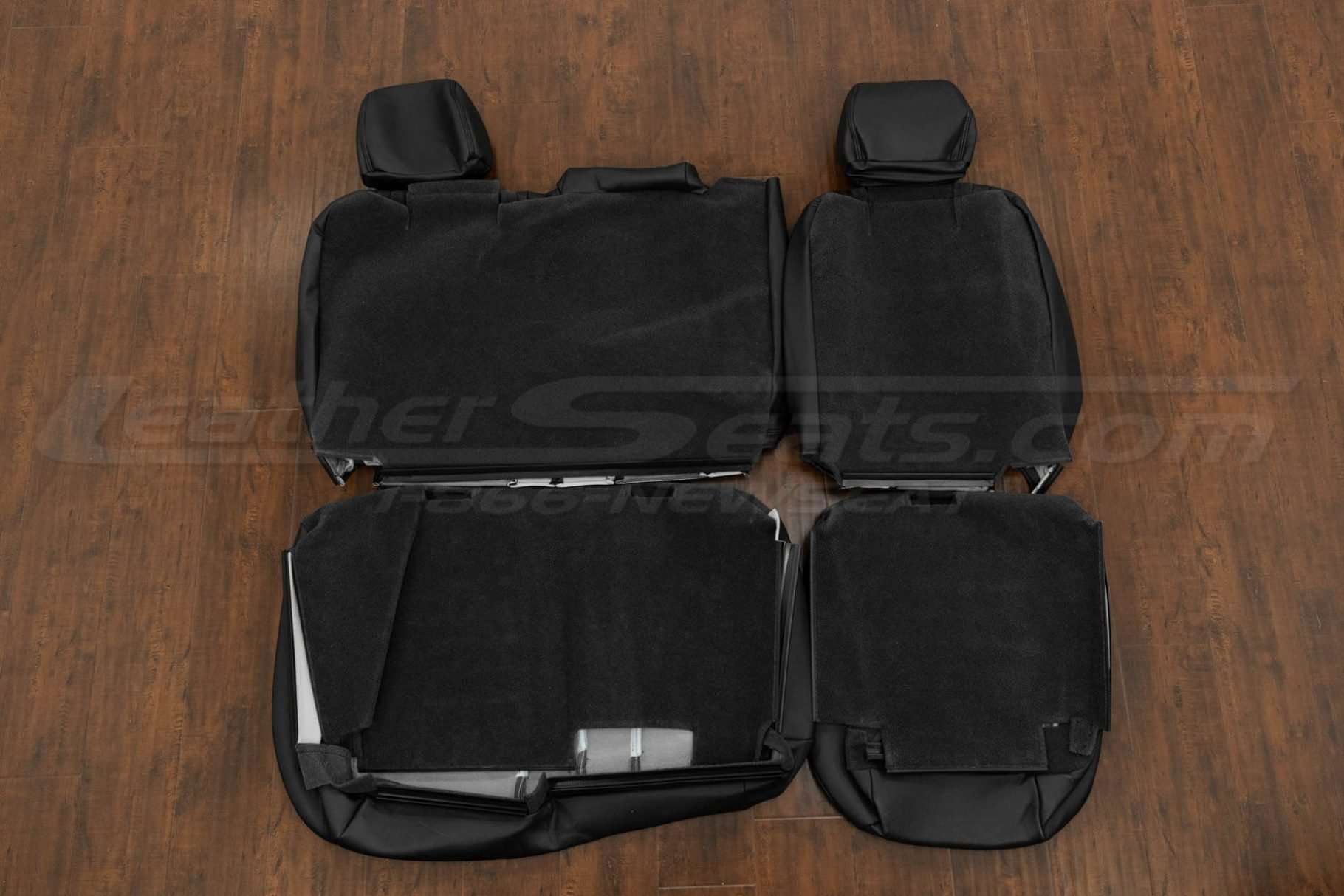 Back view of rear seats