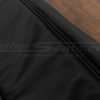 Matching black double-stitching