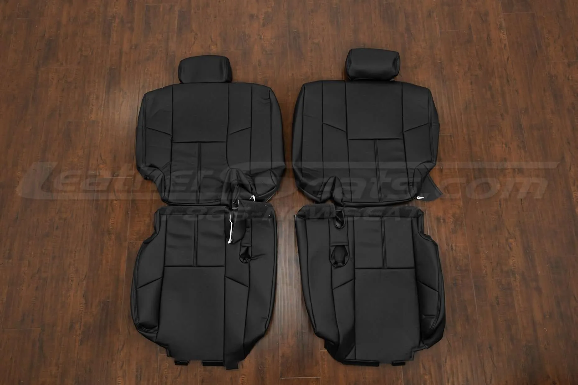 Cadillac Escalade Leather Seat Kit - Black - third row upholstery