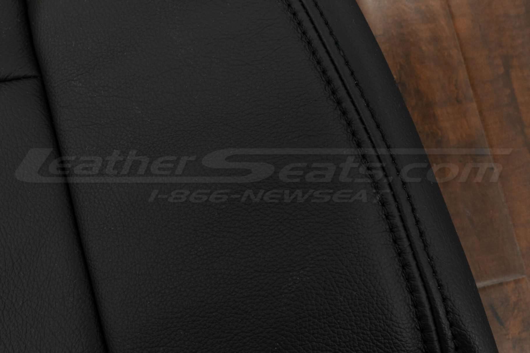 Matching double-stitching in Black