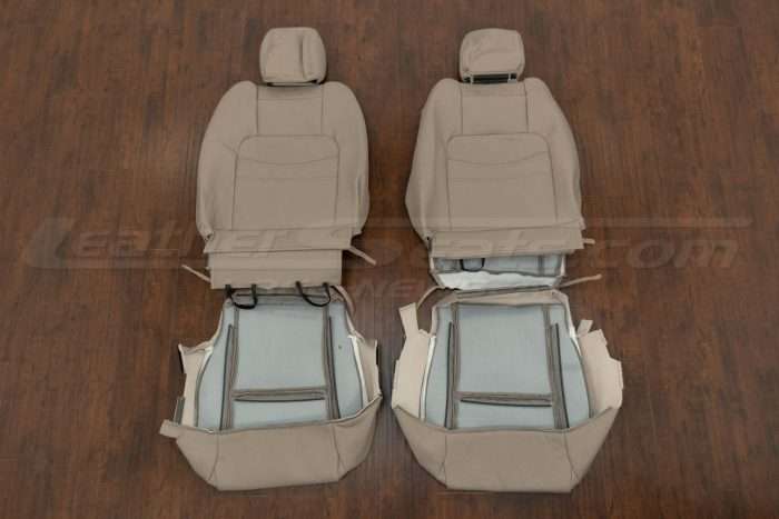 Back view of front seats