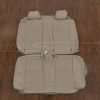 Toyota Solara Leather Seat Kit - Ivory - Rear seat upholstery w/ Solid headrest