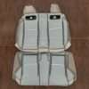 Back view of rear seats