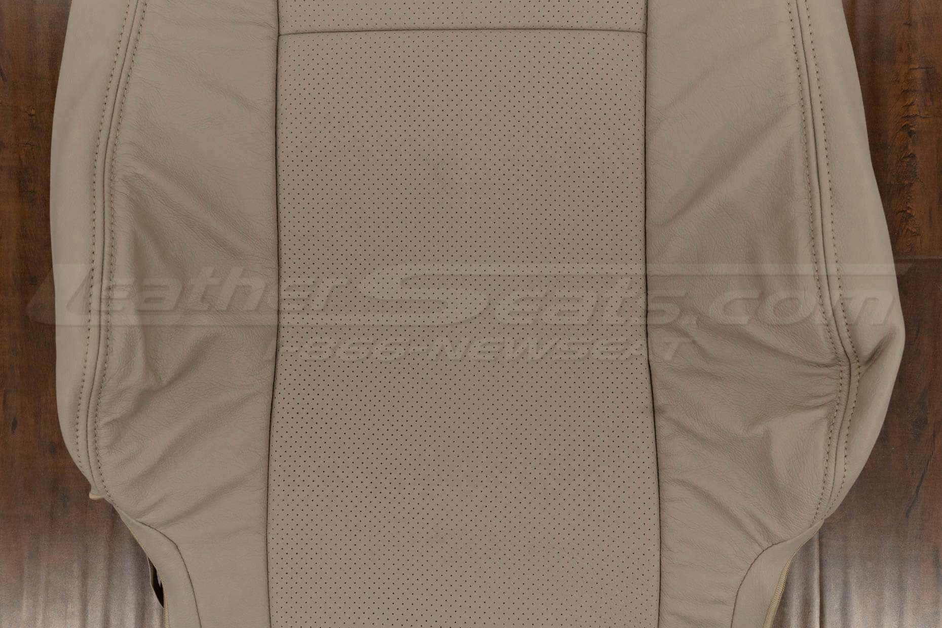 Perforated body section of backrest