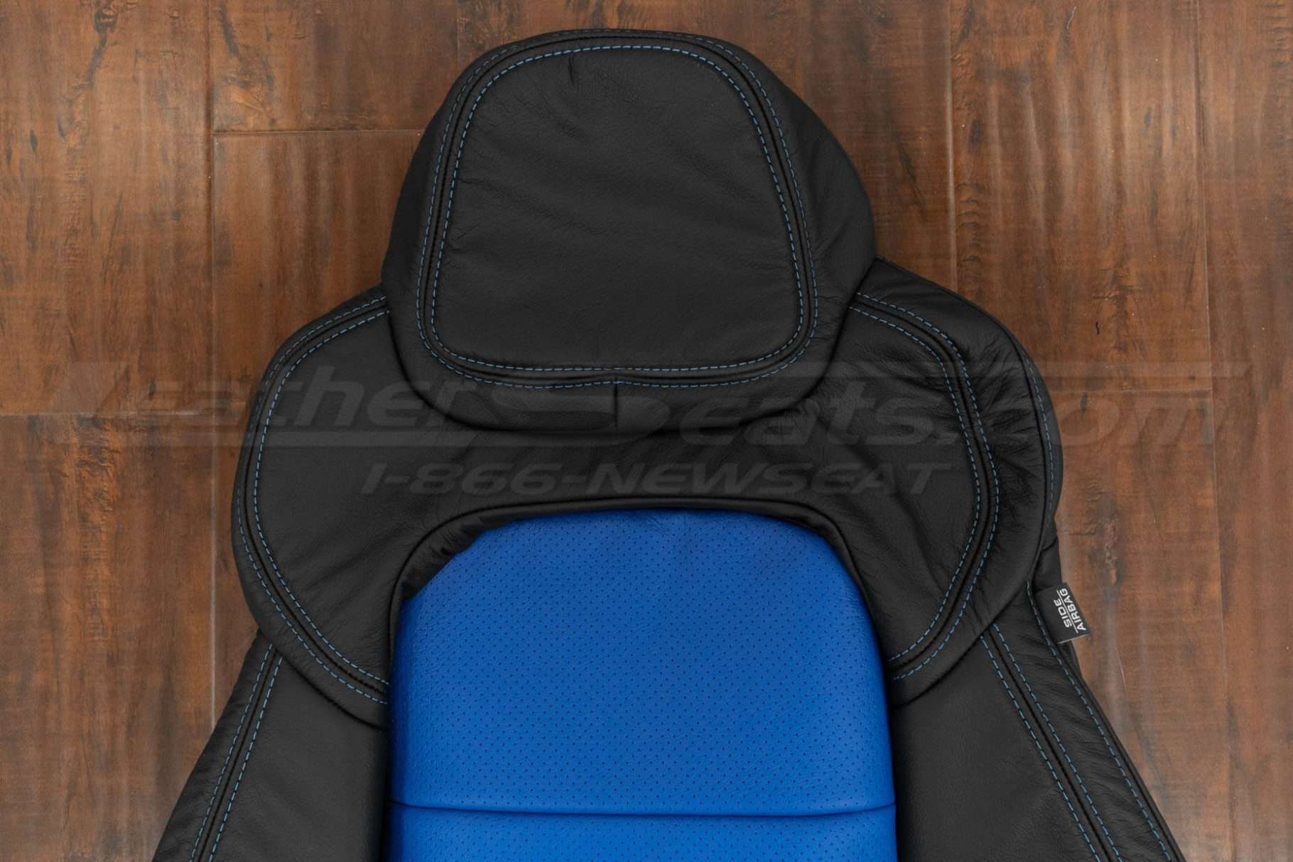 Upper section of front backrest