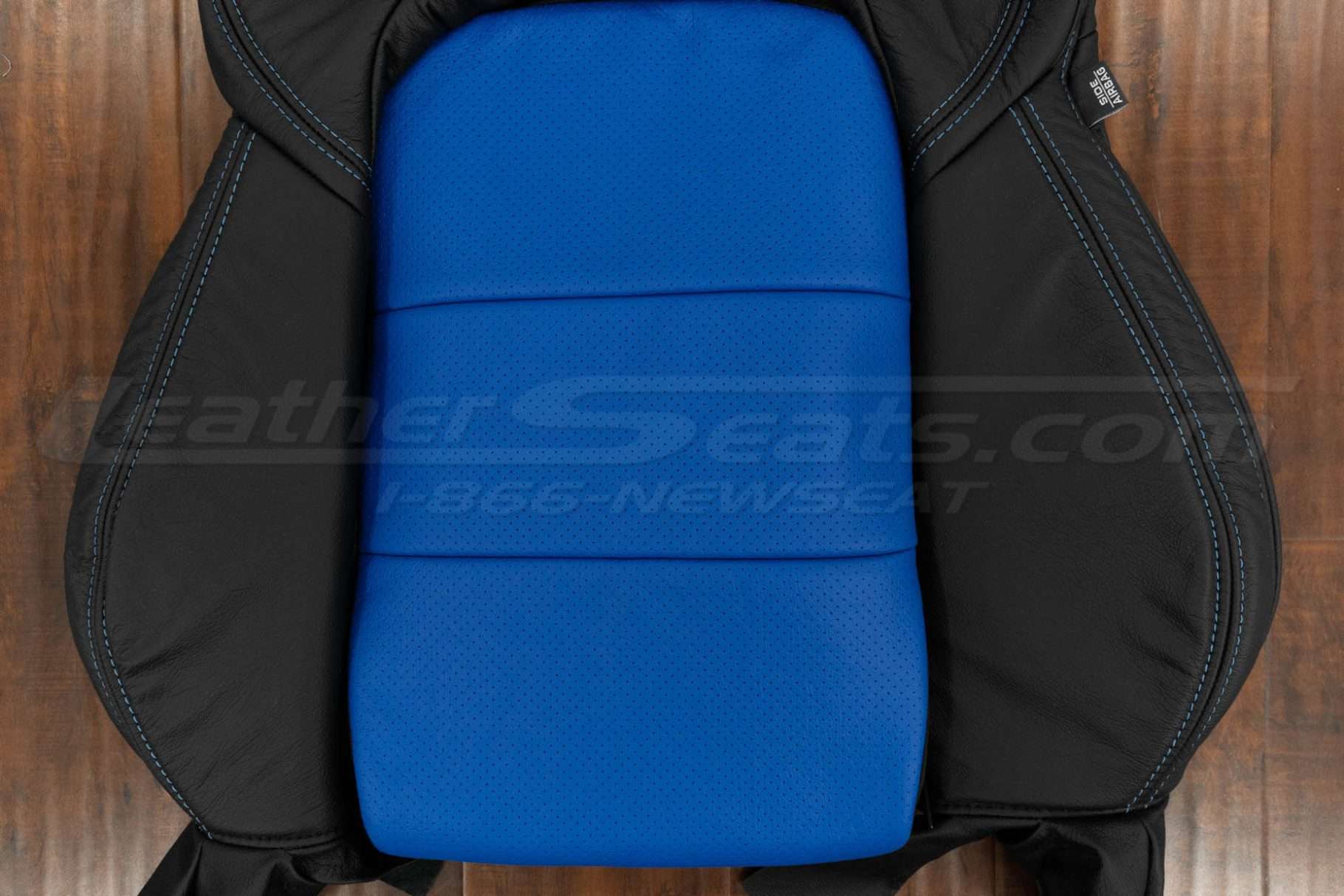Perforated combo section of backrest