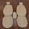 2011 Kia Optima Leather seat Kit - Ivory - Front seat upholstery with console