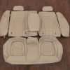 Kia Optima Sedan Leather Interior Kit - Ivory - Rear seat upholstery with armrest