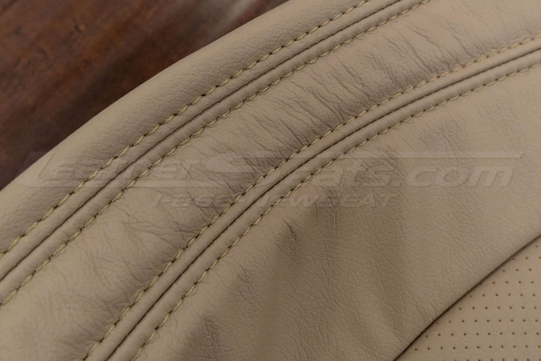 Matching Ivory double-stitching