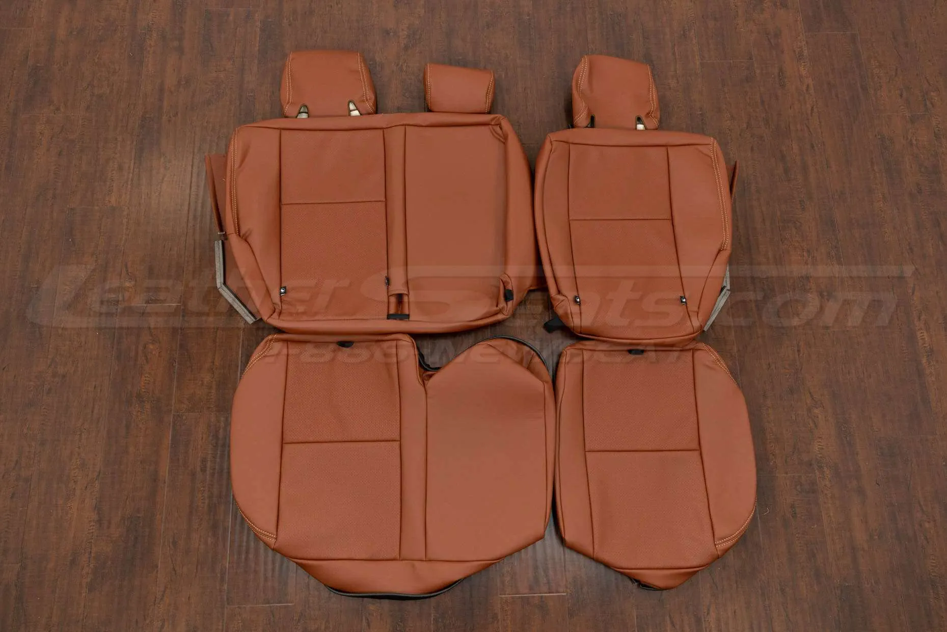 2014 Toyota FJ Cruiser Leather Seats - Mitt Brown - Rear seat upholstery