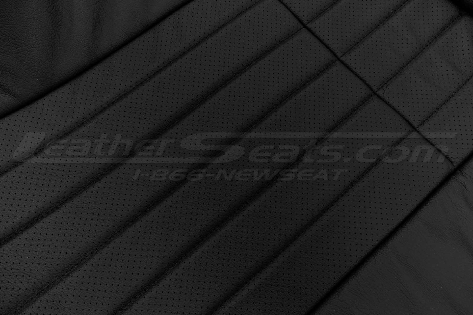 Perforated inserts close-up
