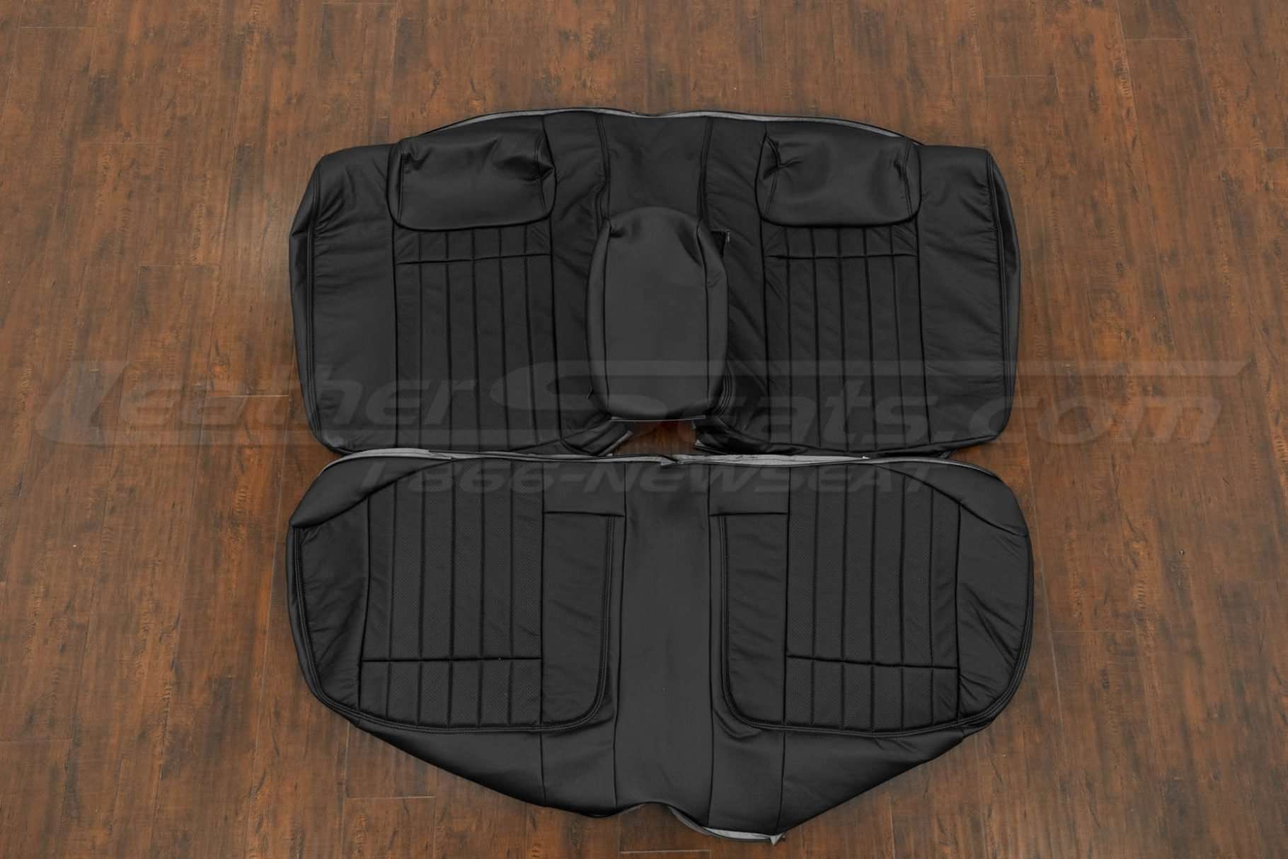Chevrolet Impala SS Leather Seat Kit - Black - Rear seat upholstery w/ Armrest