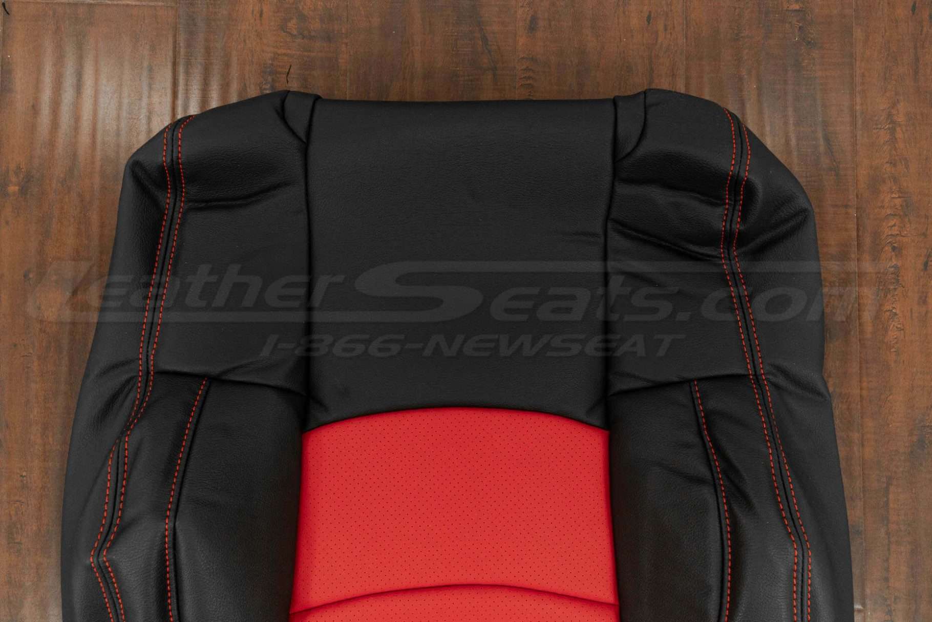 Upper section of backrest upholstery