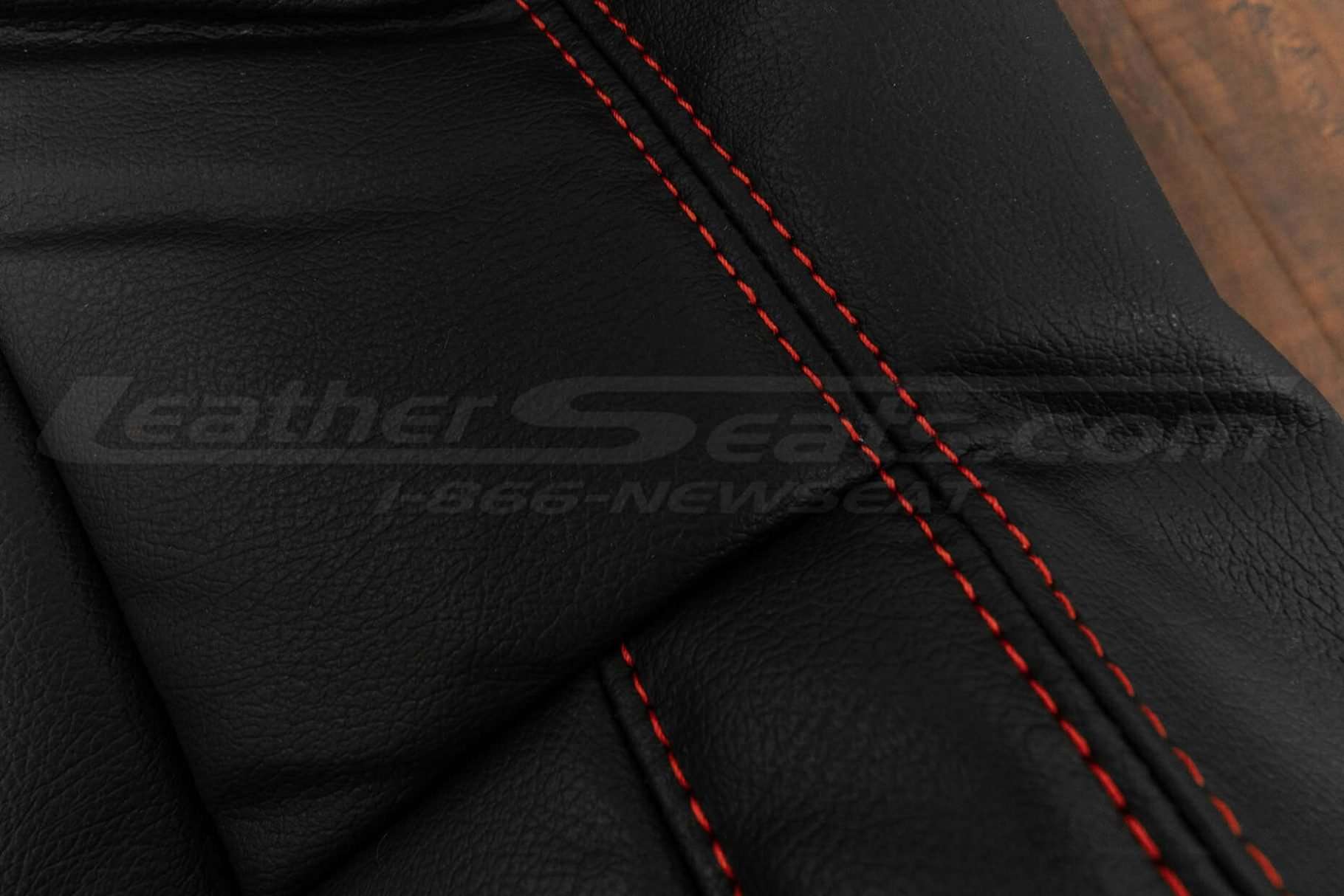 Bright Red double-stitching