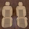 Ford F250 Crew Cab Leather Kit - Bisque % Beige - Front seat upholstery