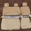 Back view of rear seat upholstery