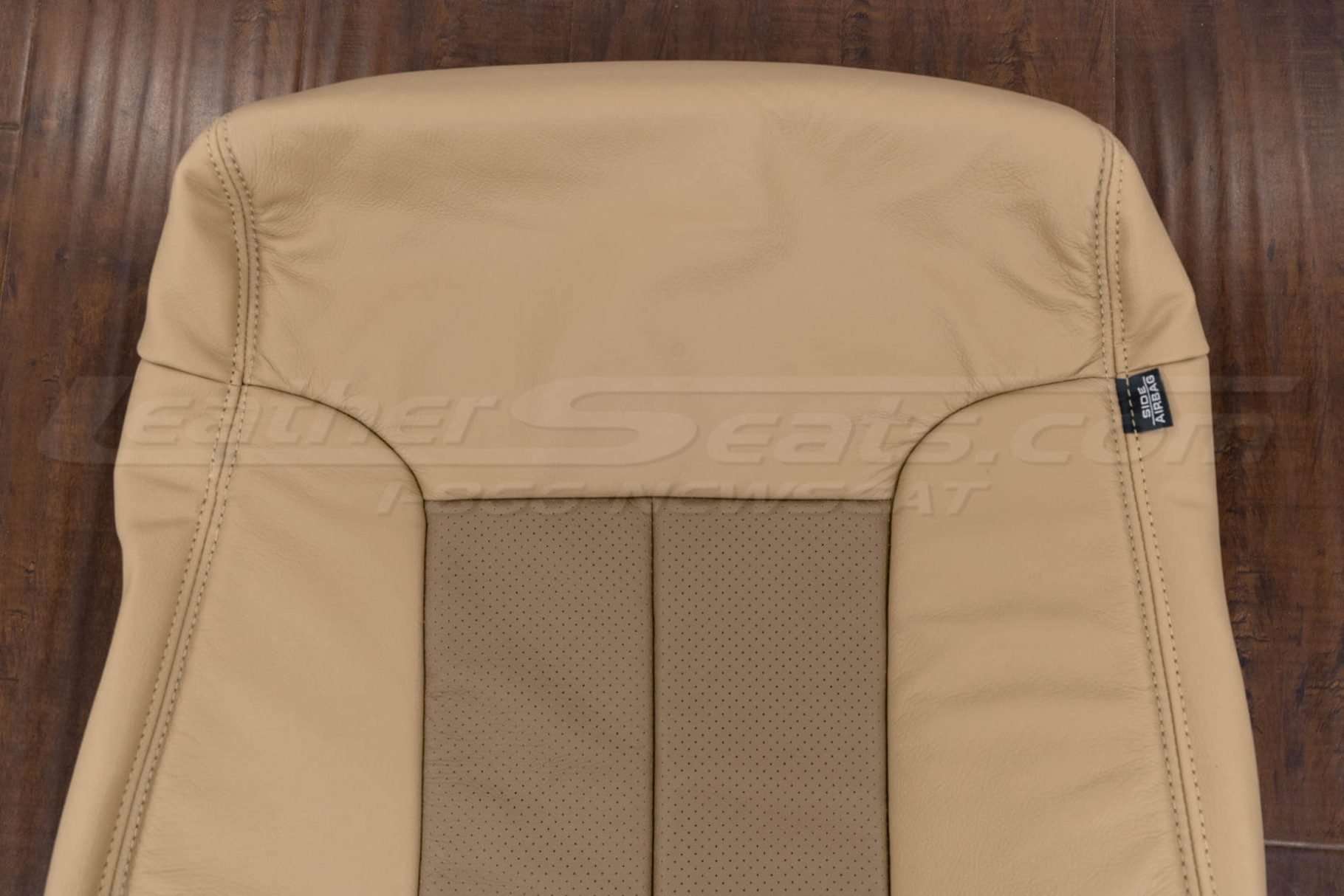 Upper section of front backrest