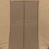 Perforated combo section of backrest
