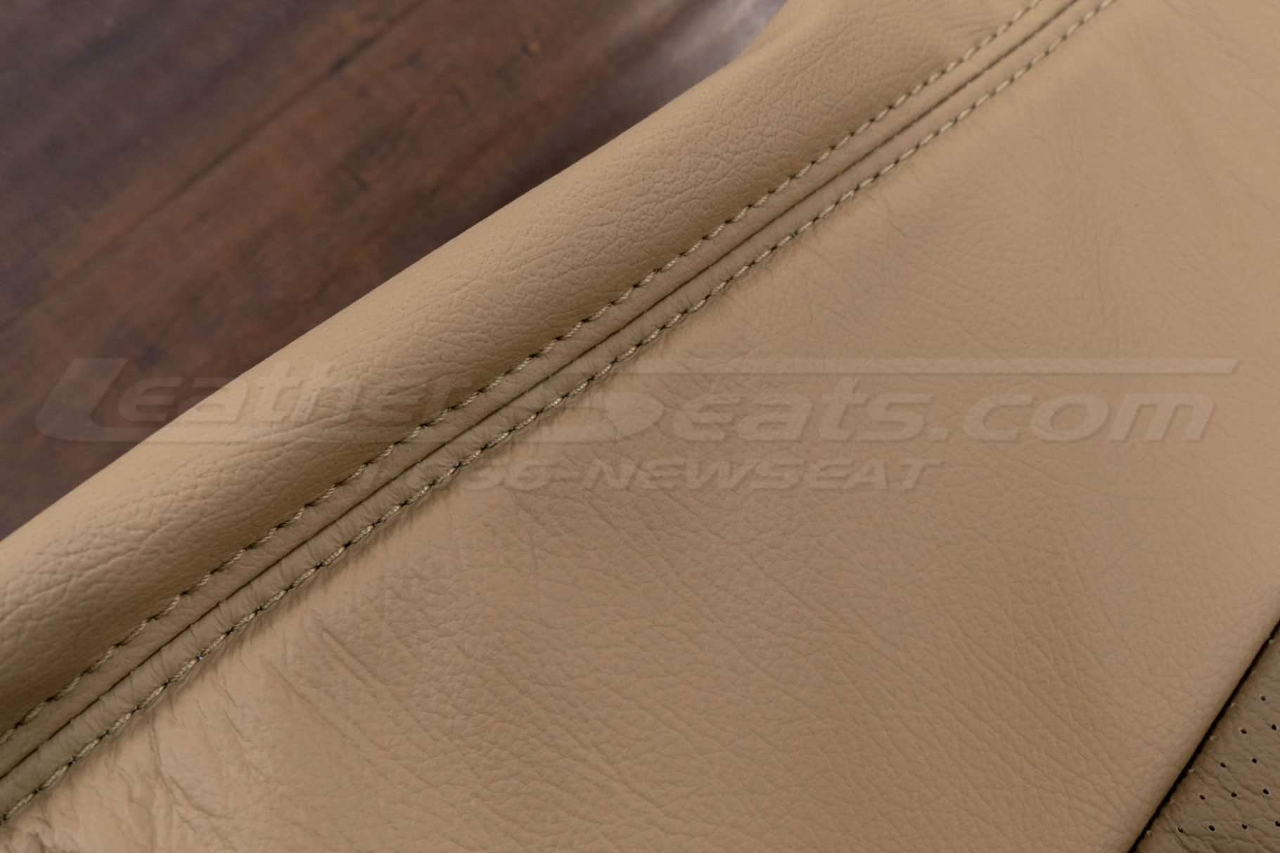 Matching double-stitching in Bisque