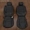 Toyota Tundra Leather Seat Kit - Black - Front seat upholstery - Low Back Buckets