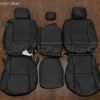2010 Toyota Tundra CrewMax Leather Seat Kit - Black - Front Seat upholstery - 40/20/40