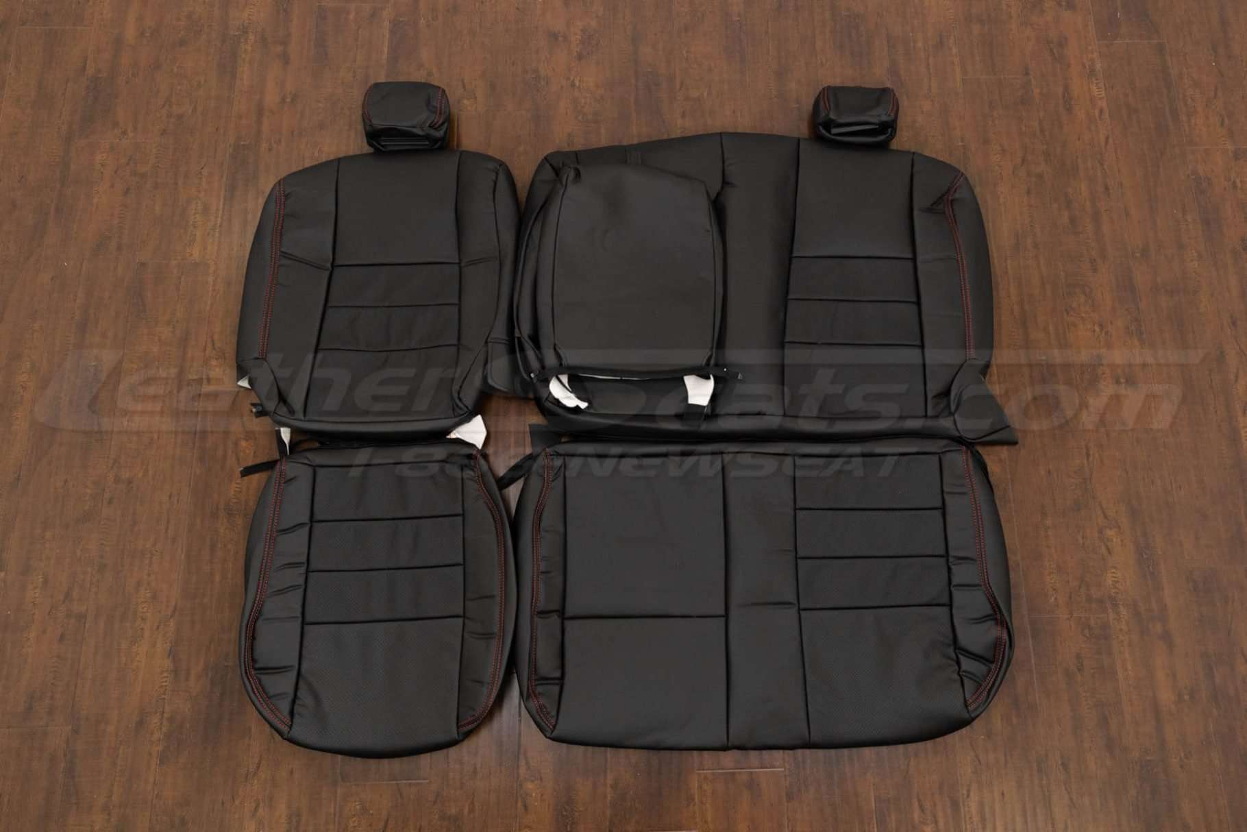 Ford F450 Crew Cab Leather Seat Kit - Rear seat upholstery w/ armrest