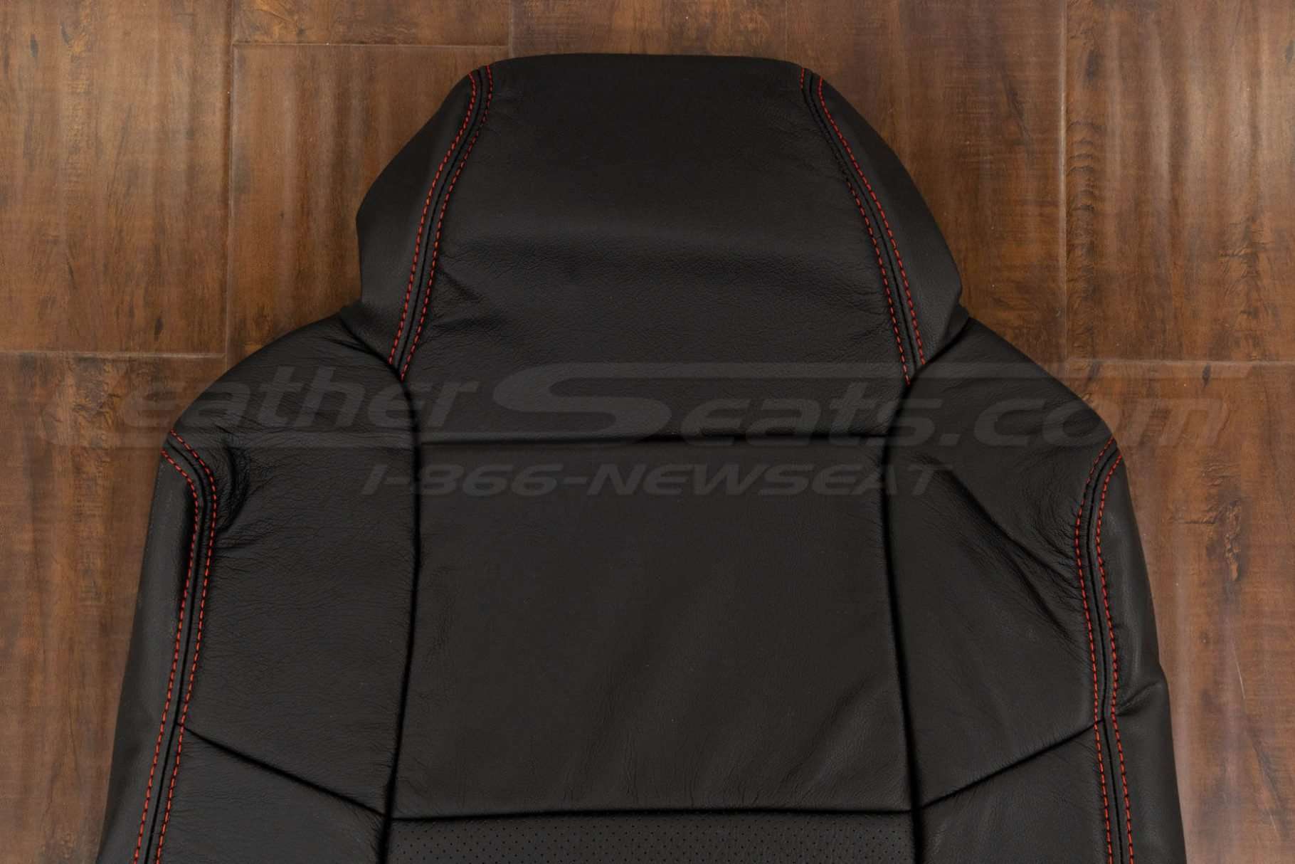 Upper section of front backrest