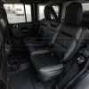 Jeep Wrangler JL Installed Leather seats - Rear seats from driver's side
