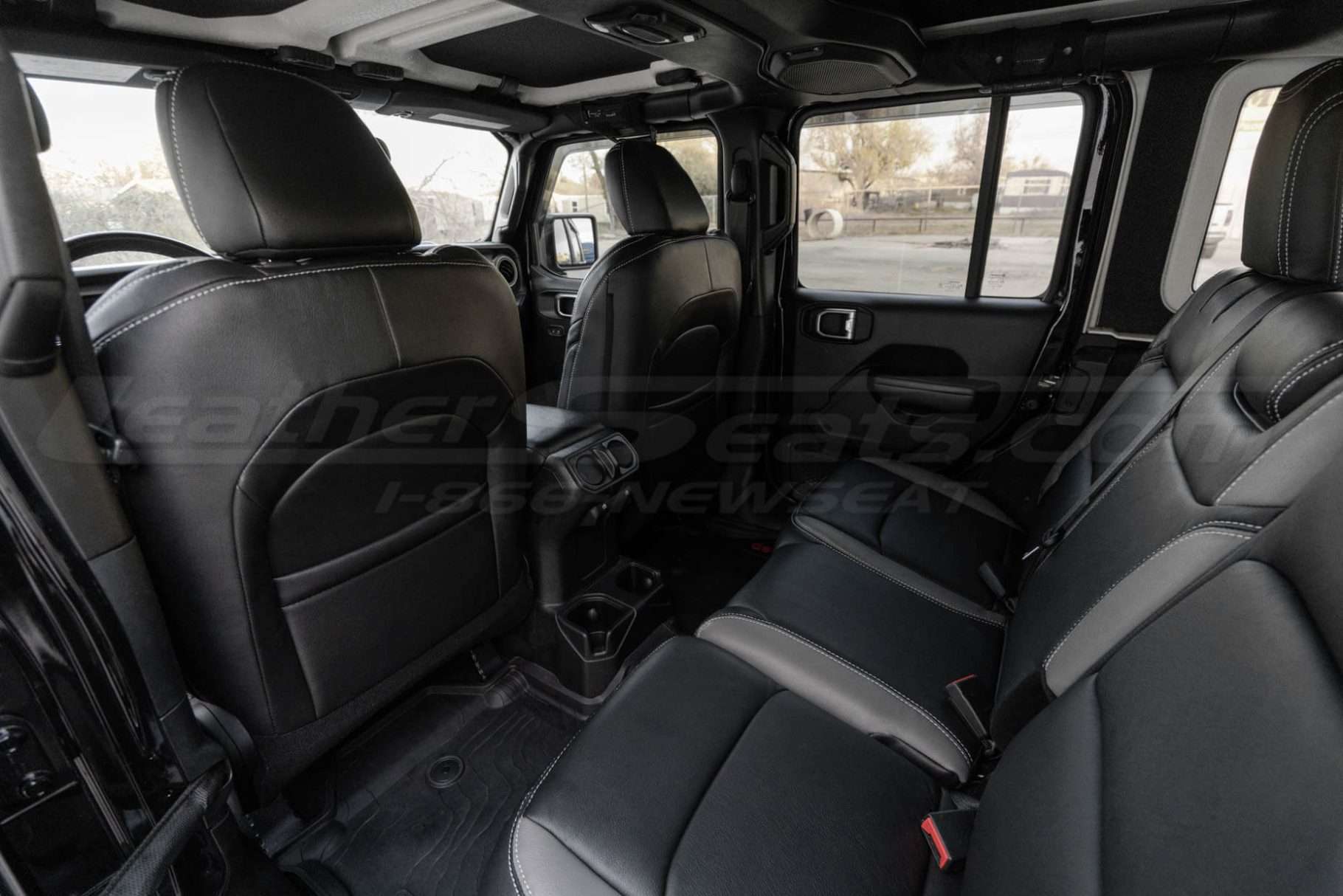 Back view of front seats from driver's side